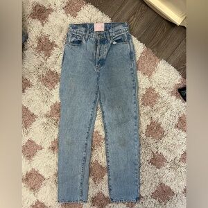 REVICE Blue High Rise Jeans with Vintage Appeal